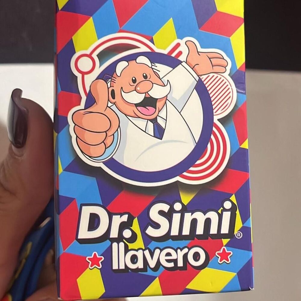 Dr. Simi White and Blue Collectible Keychain - Picture 2 of 8